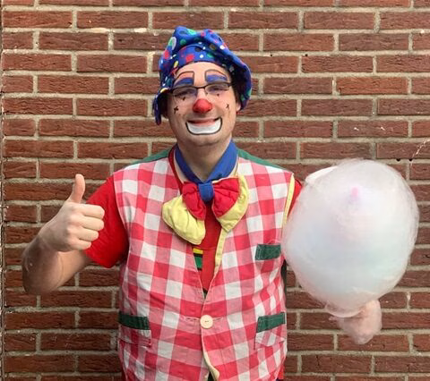 Zoete ballonnen clowns
